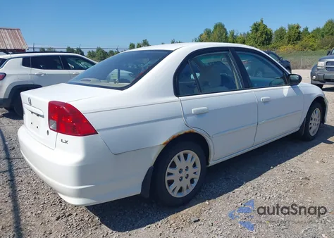 2004 Honda Civic Lx из США, поврежденный, VIN 2HGES16604H630203
